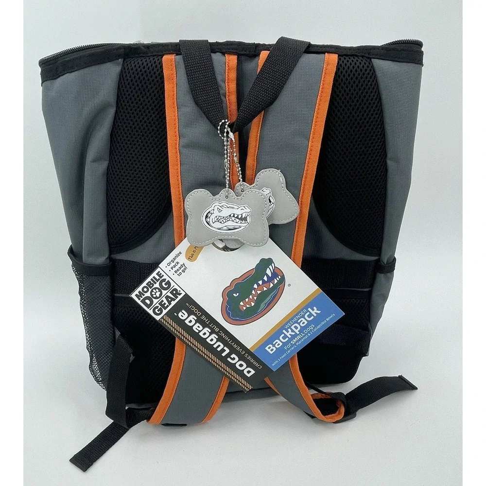 Mobile Dog Gear NCAA Florida Gators Dog Luggage Weekender Backpack NWT‎ New